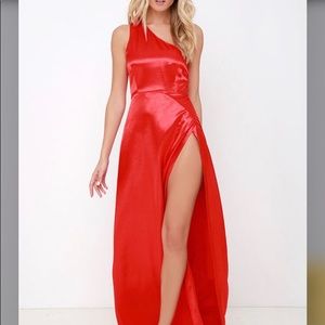 LuLu’s one shoulder dress